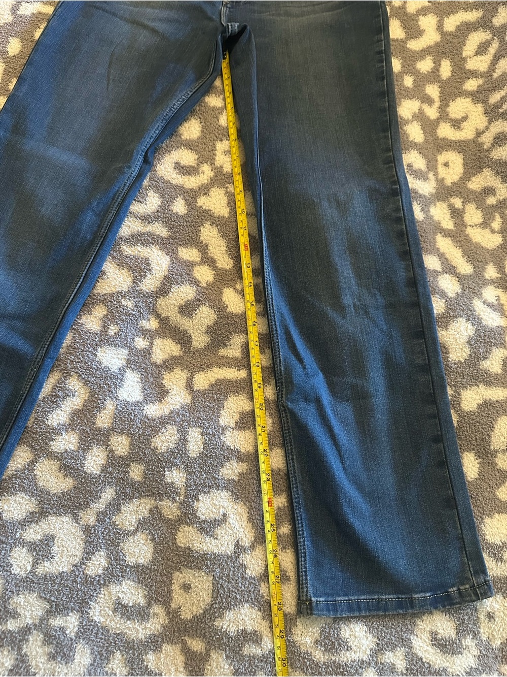 Wrangler High Rise True Straight Fit Jean Stockton Blue NWT Size 10 - Picture 7 of 10